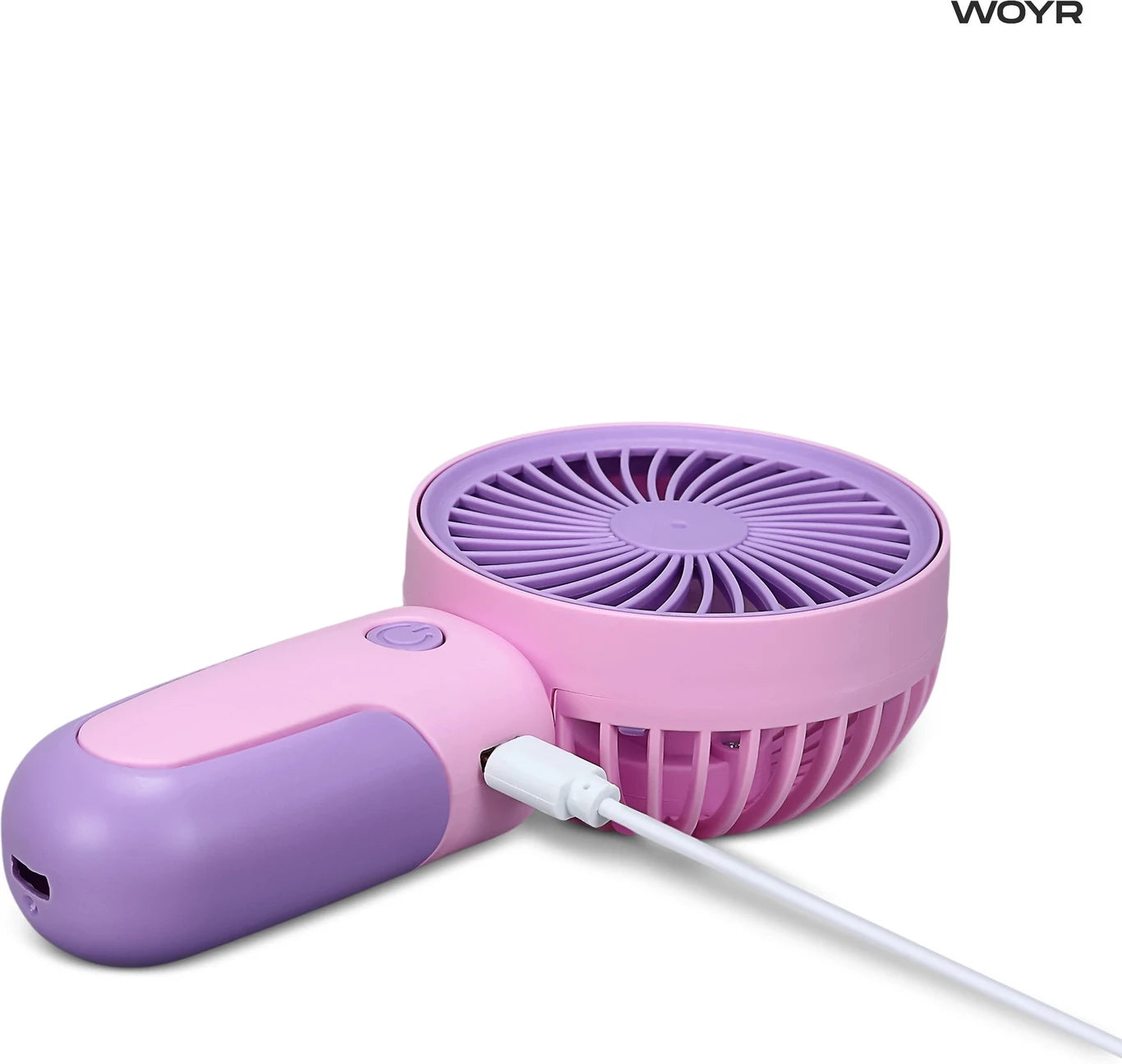White Plastic Portable Fan, 4 Inch