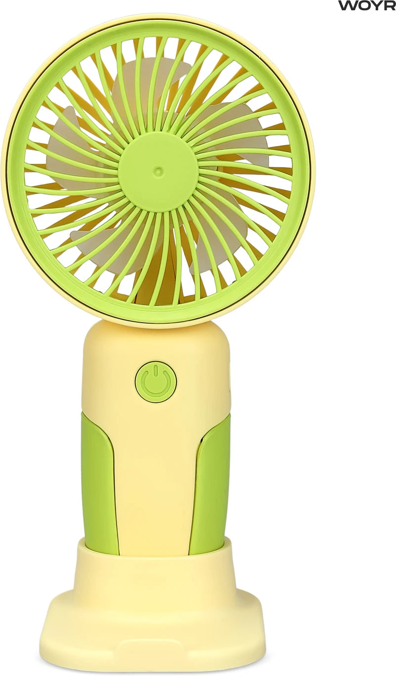 White Plastic Portable Fan, 4 Inch