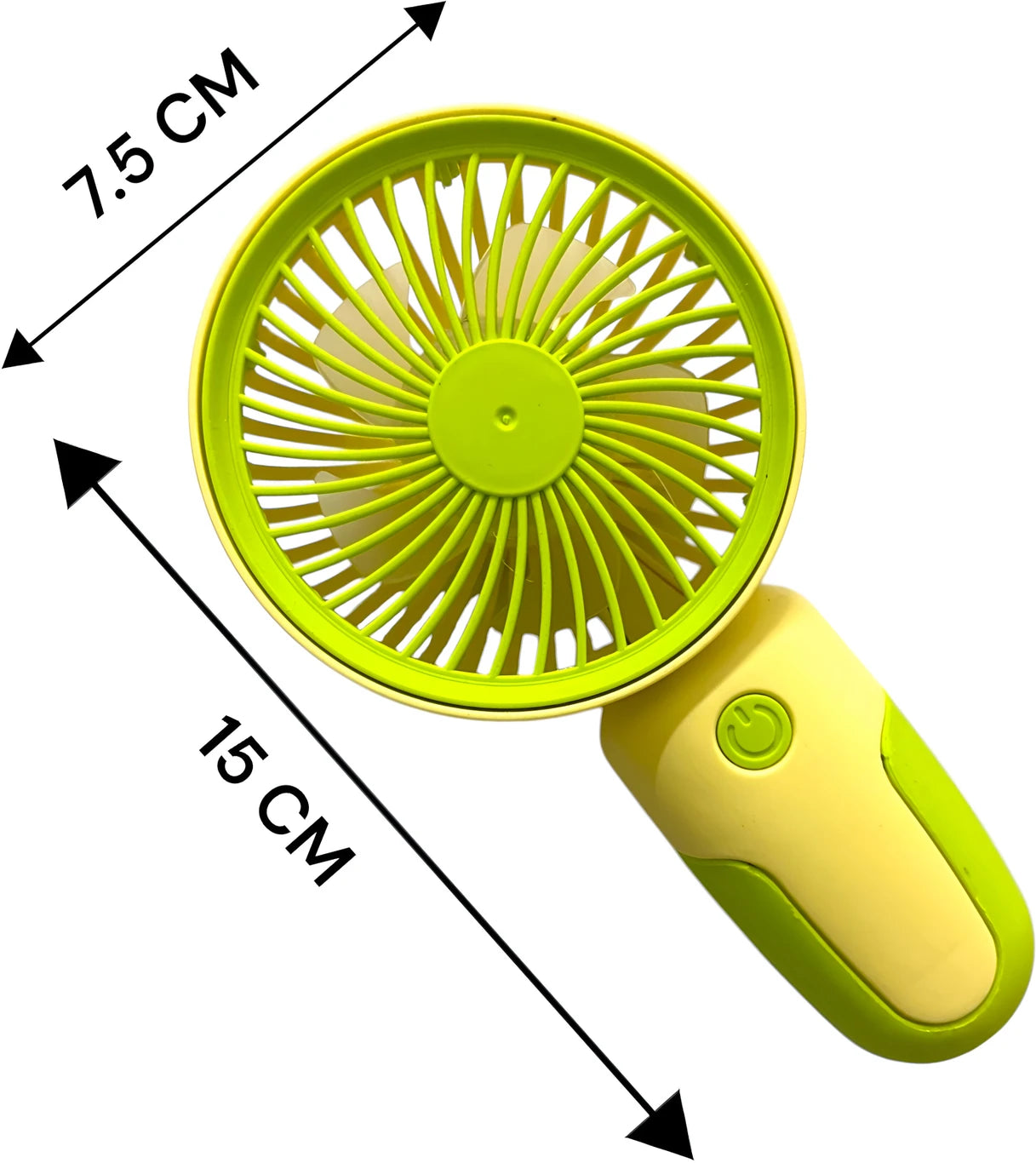 White Plastic Portable Fan, 4 Inch