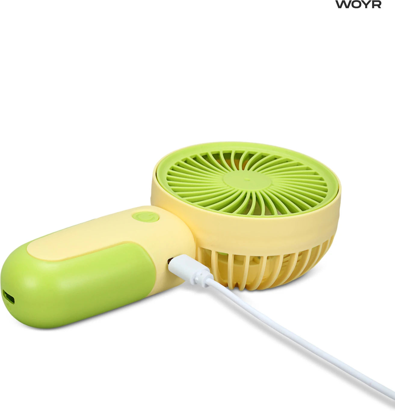 White Plastic Portable Fan, 4 Inch
