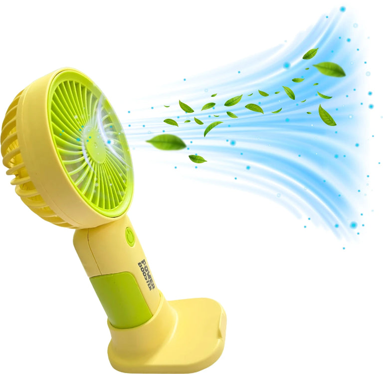 White Plastic Portable Fan, 4 Inch