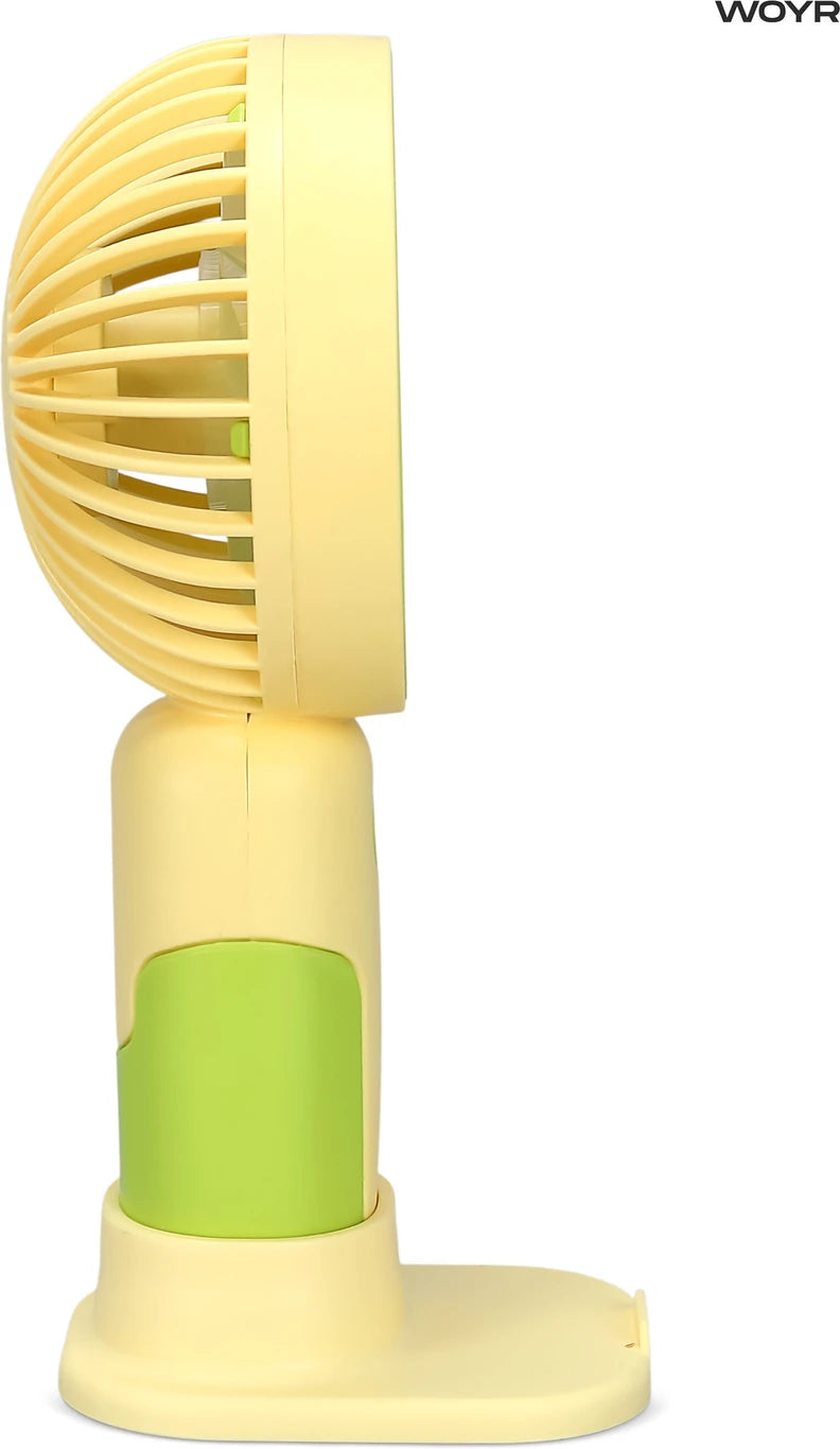 White Plastic Portable Fan, 4 Inch